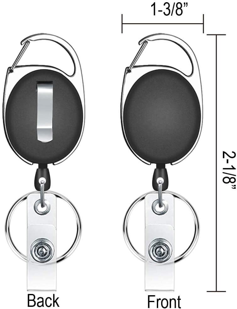 Retractable hoo(key) Keychain Holder-3